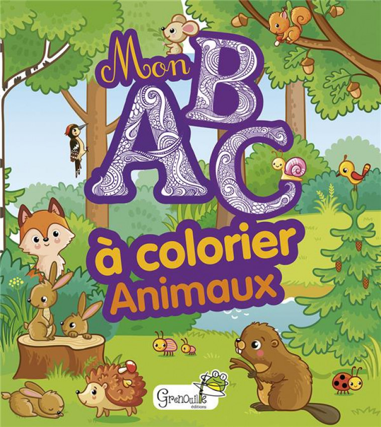 ANIMAUX - MON ABC A COLORIER - XXX - GRENOUILLE