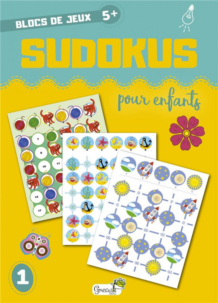 SUDOKUS POUR ENFANTS - XXX - GRENOUILLE