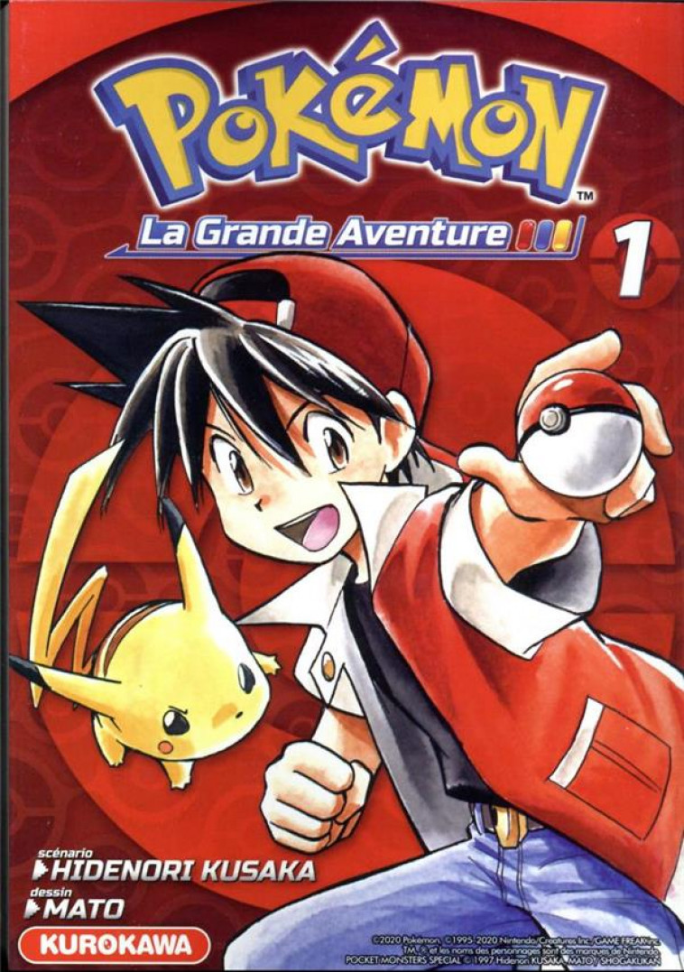 POKEMON, LA GRANDE AVENTURE - TOME 1 - VOL01 - KUSAKA HIDENORI - Kurokawa