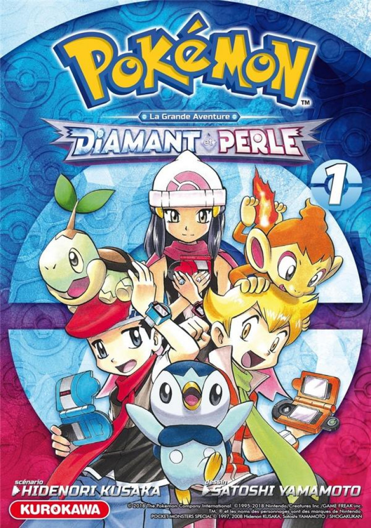 POKEMON DIAMANT PERLE / PLATINE - TOME 1 - VOL01 - KUSAKA/YAMAMOTO - KUROKAWA