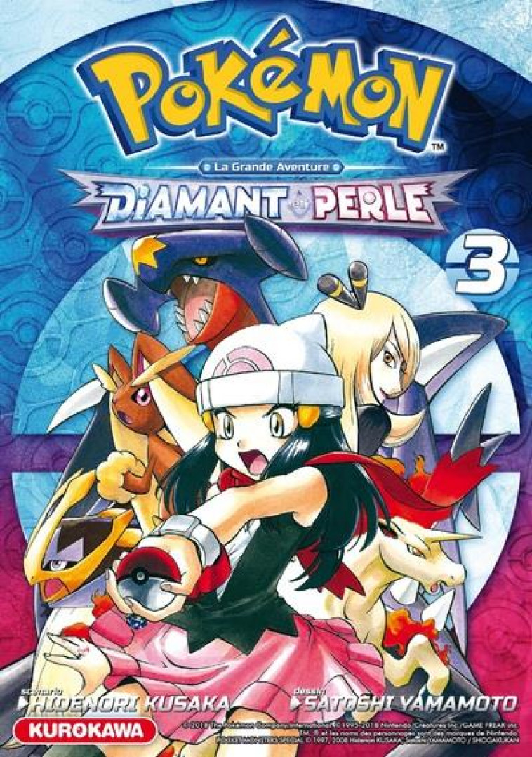 POKEMON DIAMANT PERLE / PLATINE - TOME 3 - VOL03 - KUSAKA/YAMAMOTO - KUROKAWA