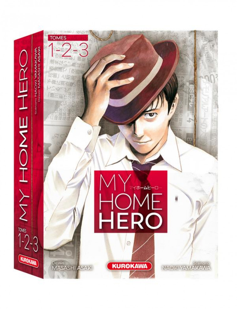 COFFRET MY HOME HERO - TOMES 1-2-3 - ASAKI/YAMAKAWA - KUROKAWA