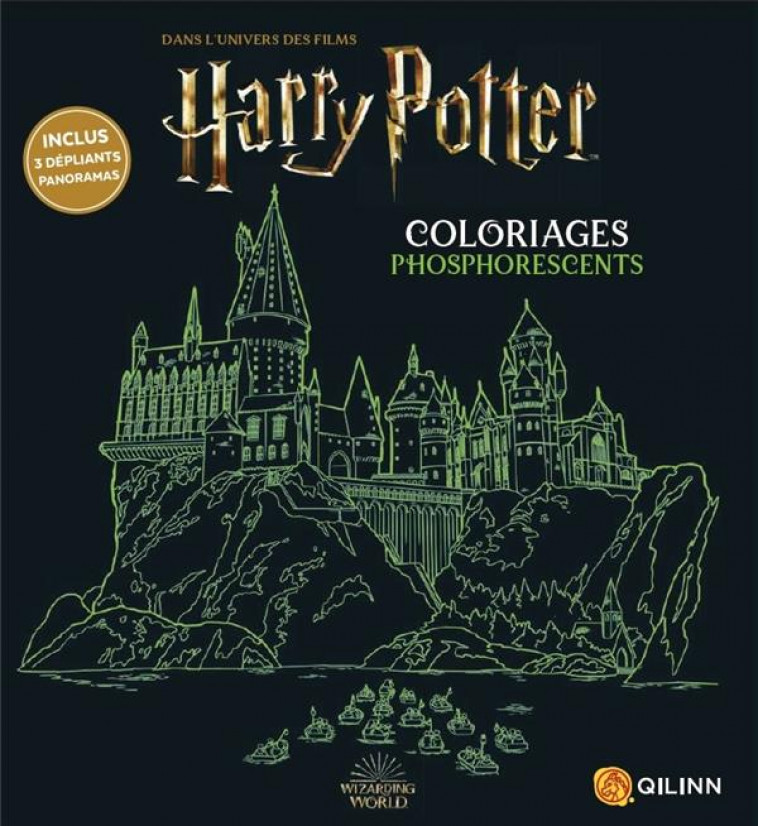 HARRY POTTER, LES LIVRES D-ACT - HARRY POTTER, COLORIAGES PHOSPHORESCENTS - XXX - NC