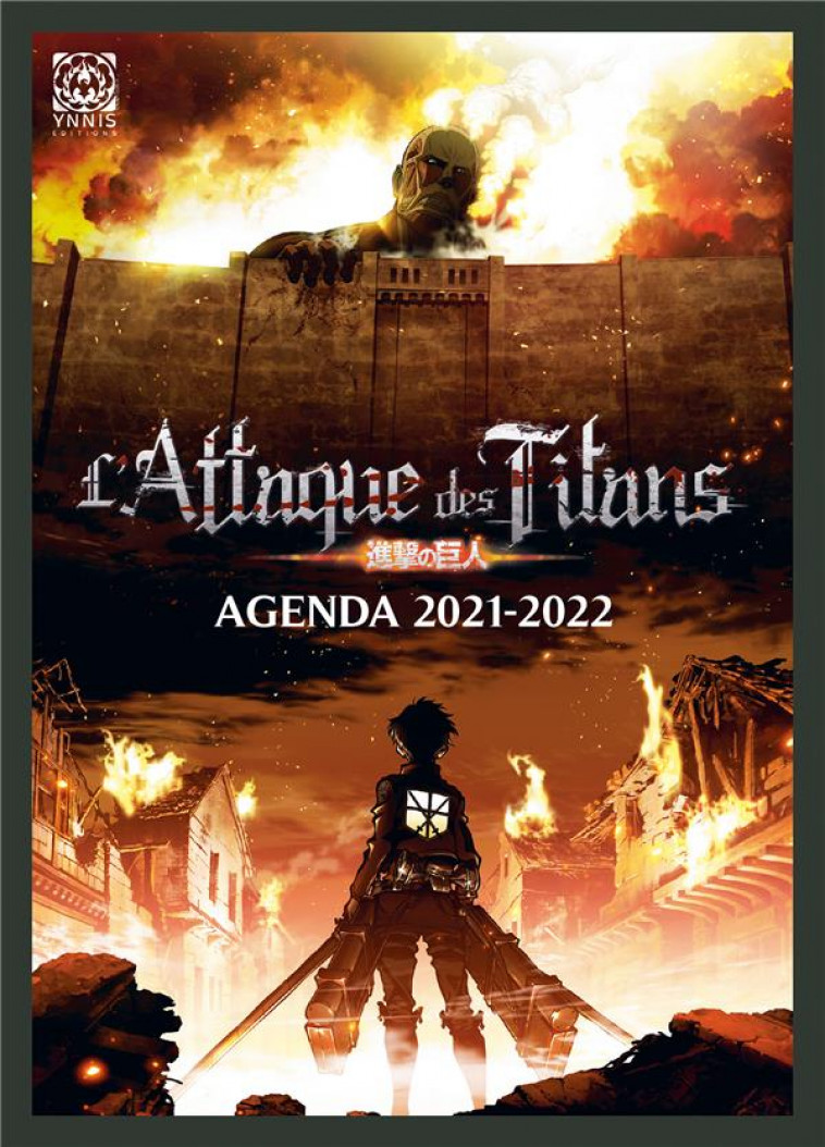 AGENDA 2021-2022 L-ATTAQUE DES TITANS - XXX - NC