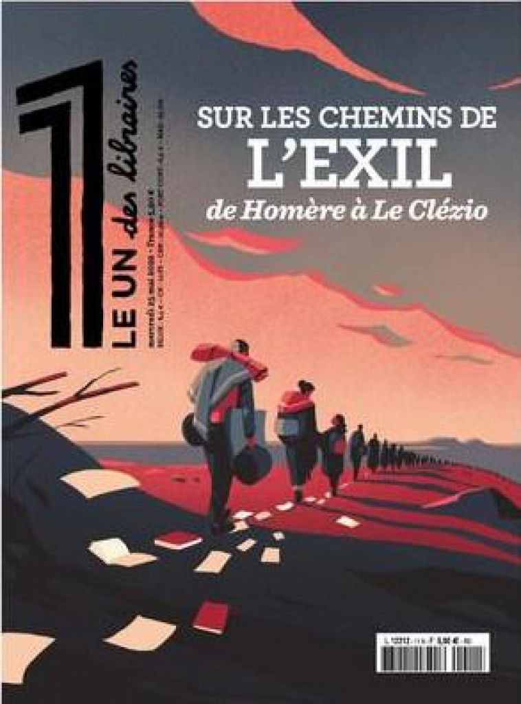 LE 1 DES LIBRAIRES -  SUR LES CHEMINS DE L-EXIL, D-HOMERE A LE CLEZIO - COLLECTIF - NC