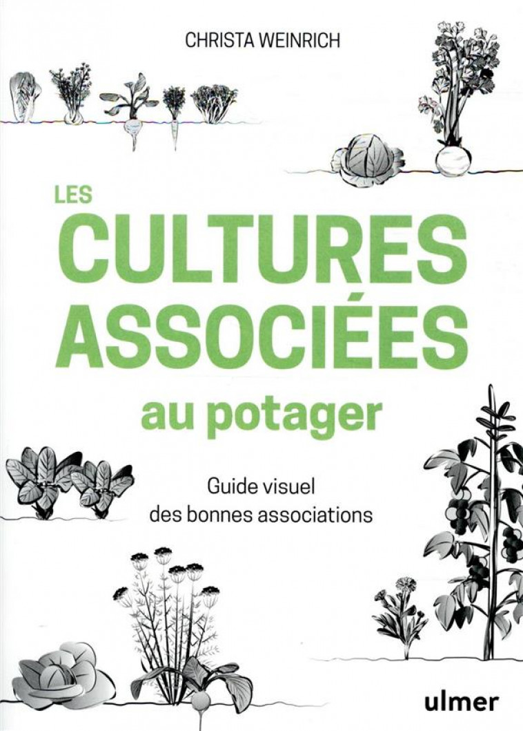 LES CULTURES ASSOCIEES AU POTAGER - GUIDE VISUEL DES BONNES ASSOCIATIONS - WEINRICH CHRISTA - ULMER