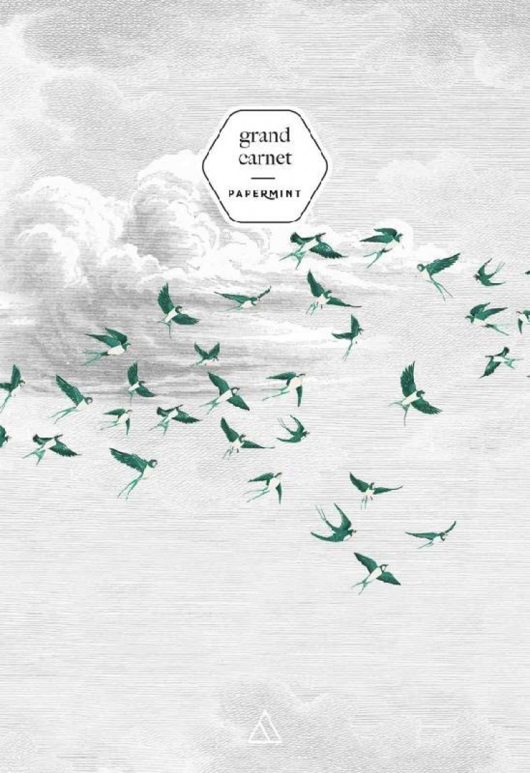 GRAND CARNET - PAPERMINT SWALLOW CLOUD VERT - XXX - NC