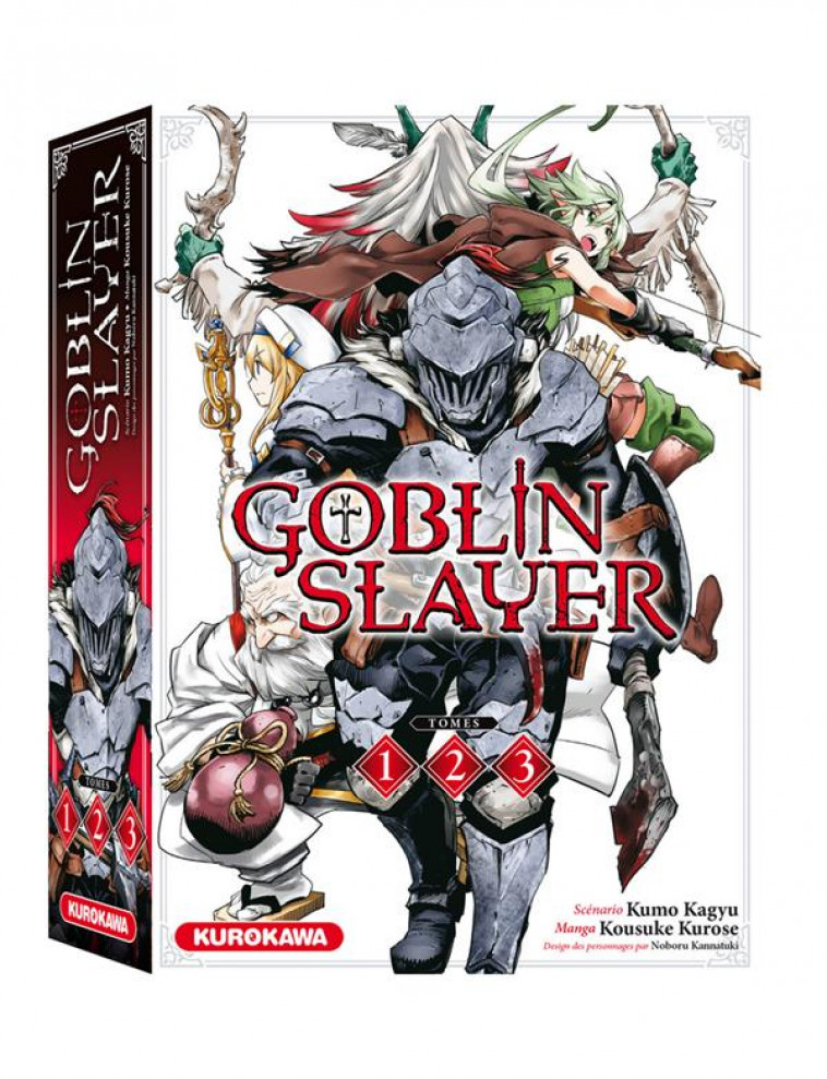 COFFRET GOBLIN SLAYER - TOMES 1 A 3 - VOL01 - KAGYU/KANNATUKI - 48H BD