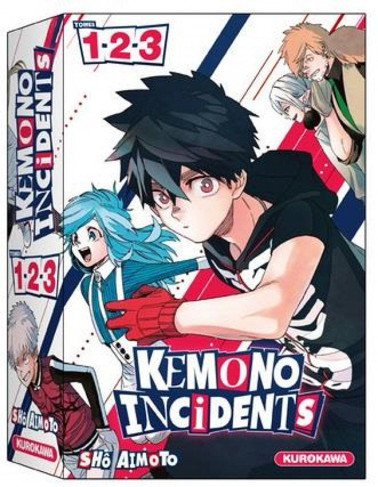 COFFRET - KEMONO INCIDENTS - TOMES 1-2-3 - AIMOTO SHO - 48H BD