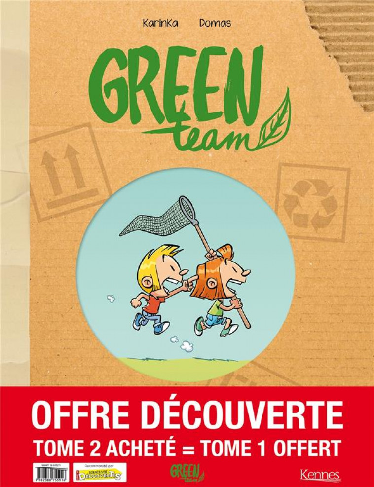 GREEN TEAM - T01 + T02 GRATUIT - GREEN TEAM - PACK T02 ACHETE = T01 OFFERT - KARINKA/DOMAS - KENNES EDITIONS