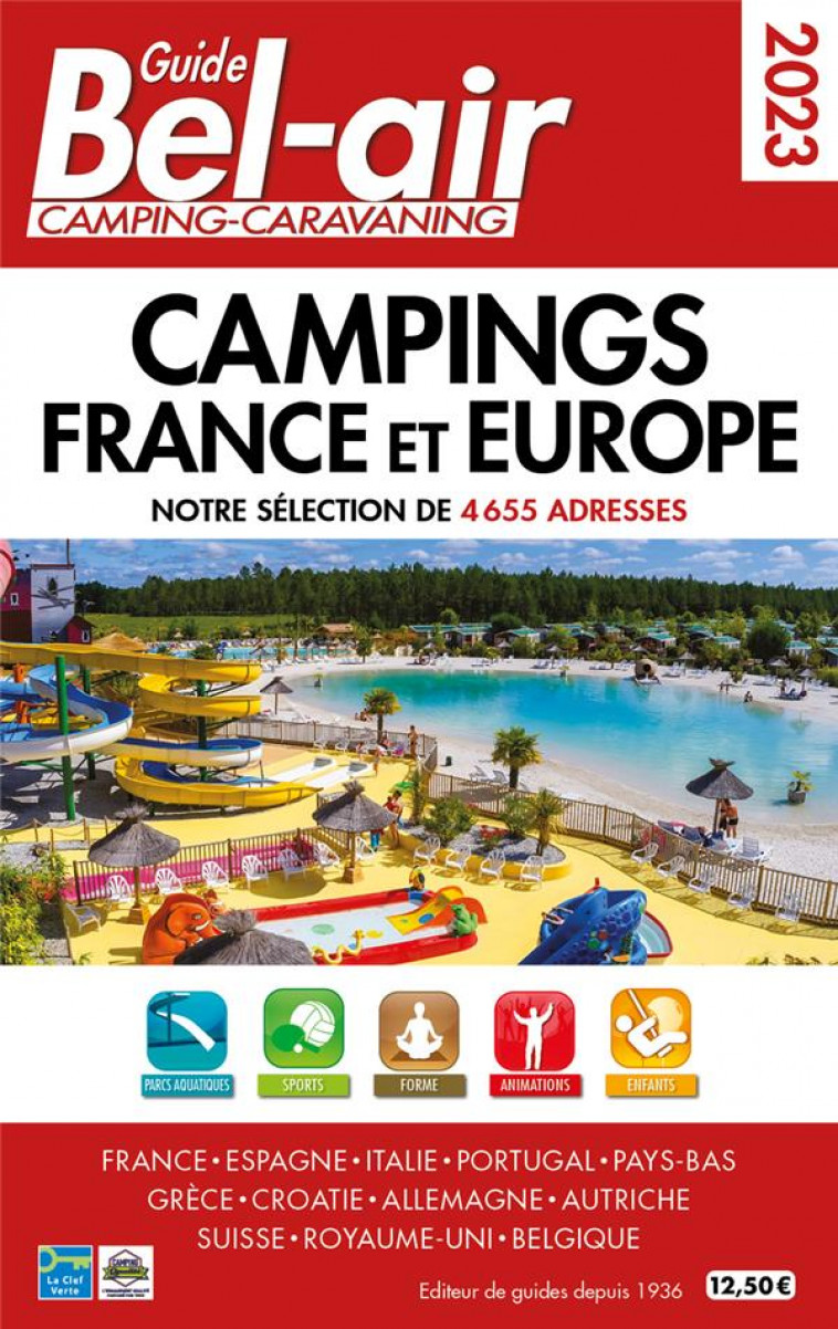 GUIDE BEL AIR CAMPINGS FRANCE ET EUROPE 2023 - AZAIEZ MARIAM - REGICAMP