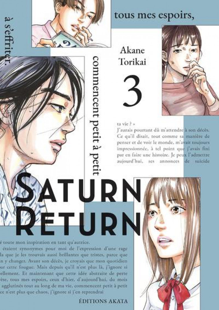 SATURN RETURN - TOME 3 (VF) - TORIKAI AKANE - AKATA