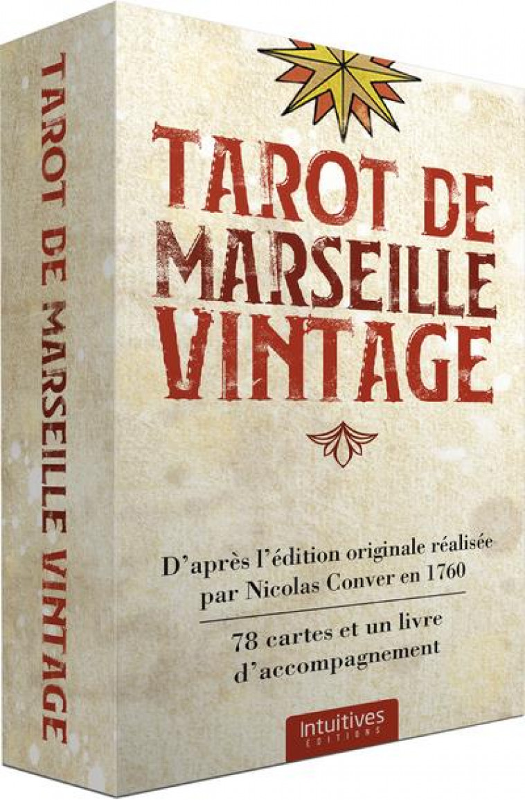 COFFRET TAROT DE MARSEILLE VINTAGE - MORSUCCI ANNA MARIA - EDT INTUITIVES