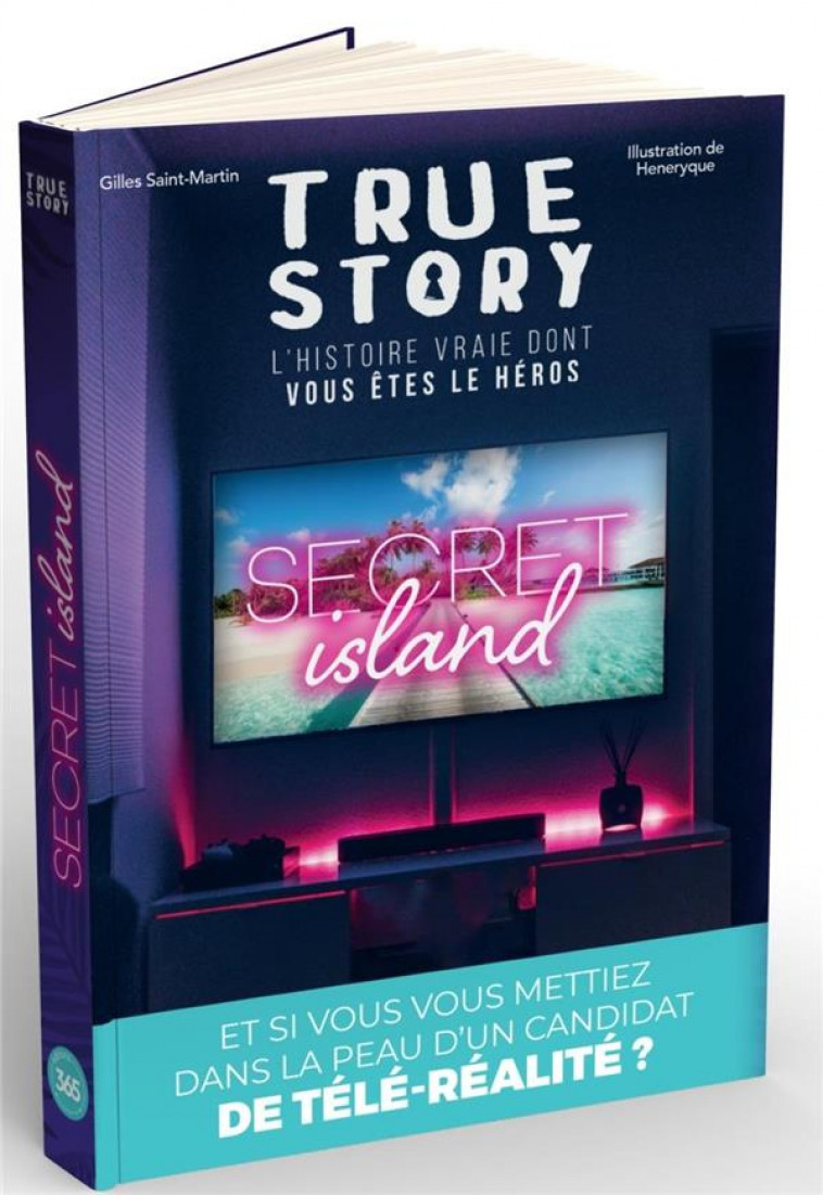 TRUE STORY POP CULTURE - SECRET ISLAND, LIVRE DONT VOUS ETES LE HEROS ADULTE - SAINT-MARTIN - 365 PARIS