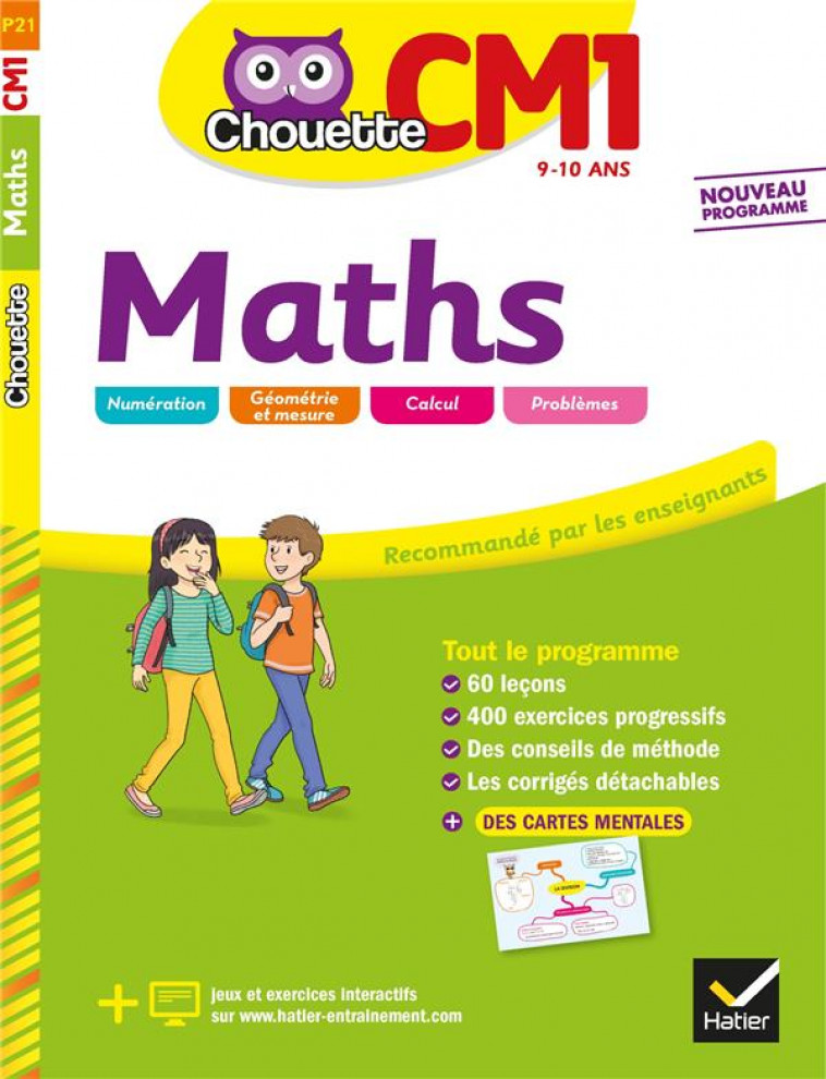 MATHS CM1 - CAHIER D-ENTRAINEMENT ET DE REVISION - MARECHAL CLAUDE - HATIER SCOLAIRE