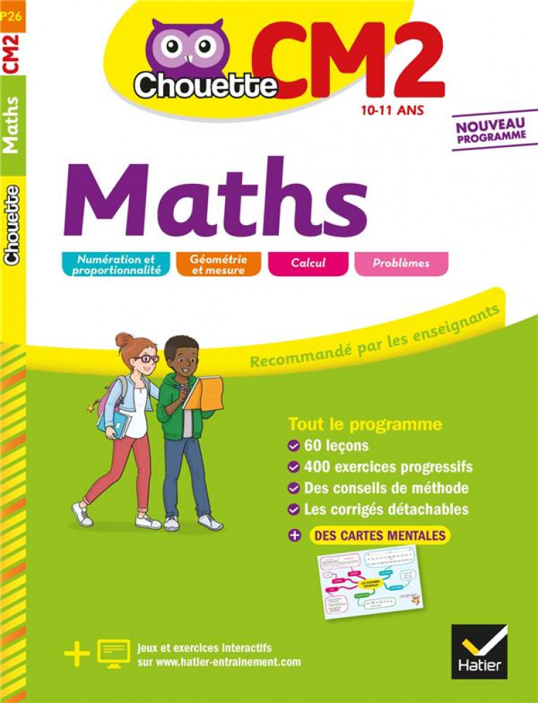 MATHS CM2 - CAHIER D-ENTRAINEMENT ET DE REVISION - MARECHAL CLAUDE - HATIER SCOLAIRE