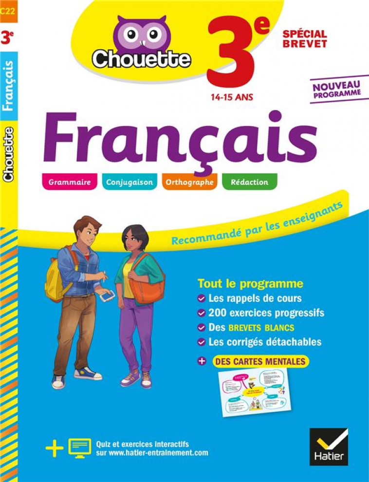 FRANCAIS 3E SPECIAL BREVET - CAHIER D-ENTRAINEMENT ET DE REVISION - GIRARD/MAGGIORI - HATIER SCOLAIRE