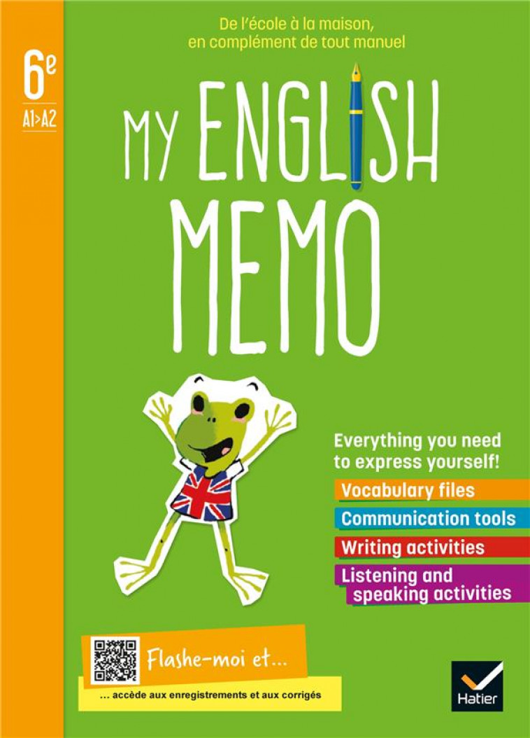 MY ENGLISH MEMO - ANGLAIS 6E- ED. 2021 - CAHIER ELEVE - LEDRU-GERMAIN E. - HATIER SCOLAIRE