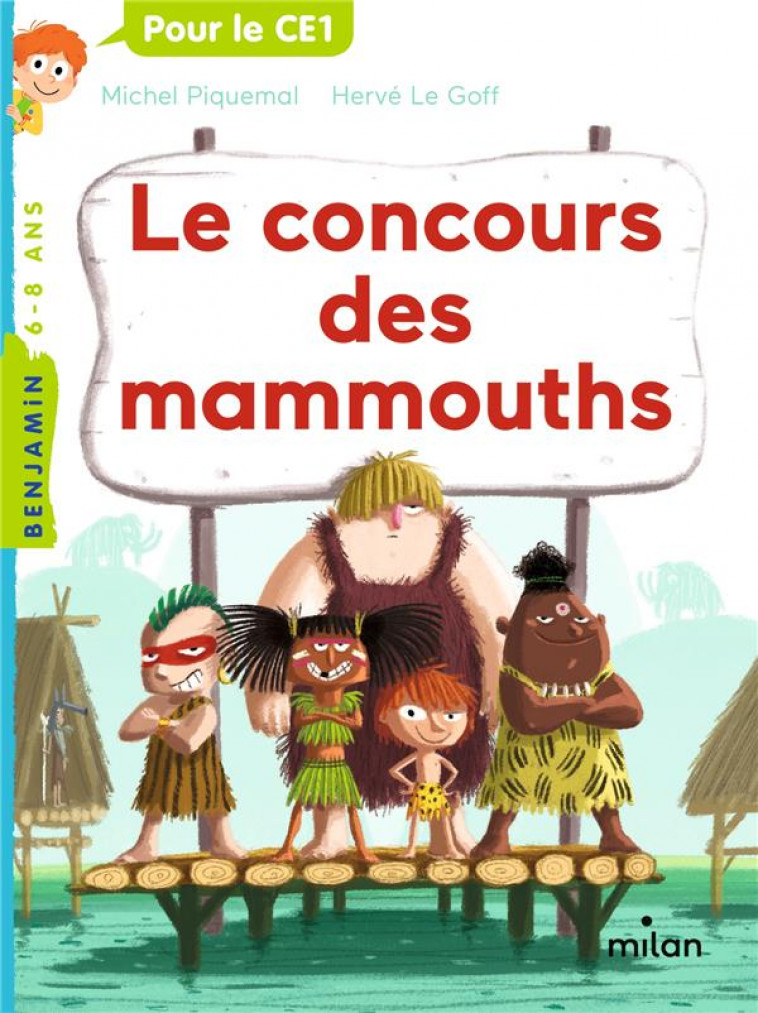 RAN ET LES MAMMOUTHS , TOME 03 - LE CONCOURS DES MAMMOUTHS (RAN#3) (REPRISE PRIME) - PIQUEMAL/LE GOFF - MILAN