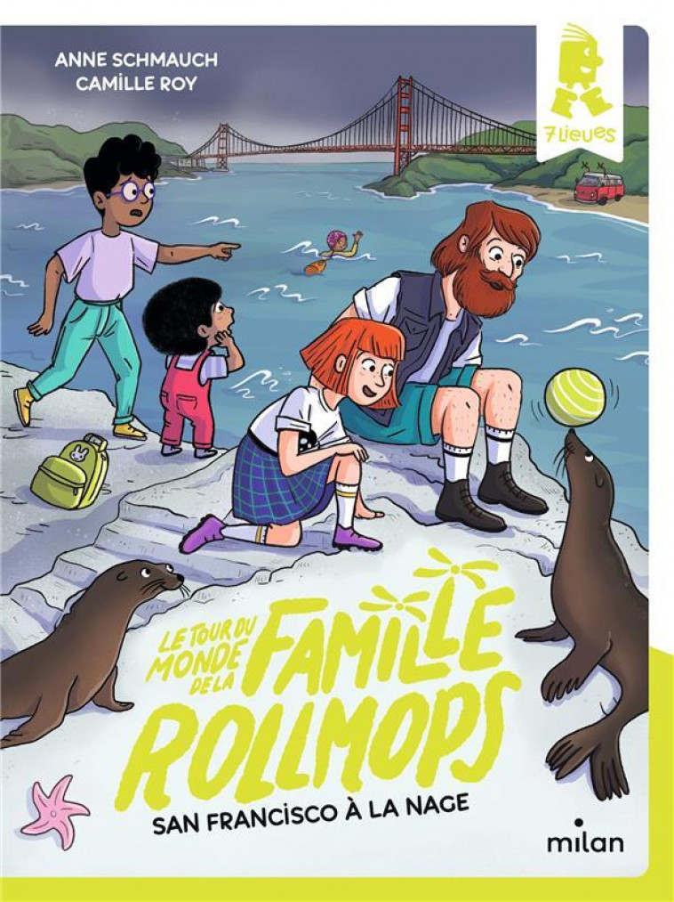 LE TOUR DU MONDE DE LA FAMILLE ROLLMOPS, TOME 03 - SAN FRANCISCO A LA NAGE - SCHMAUCH/ROY - MILAN