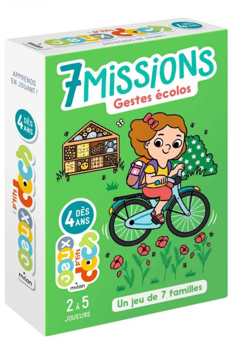 7 MISSIONS - GESTES ECOLOS - TISSERAND CAMILLE - NC