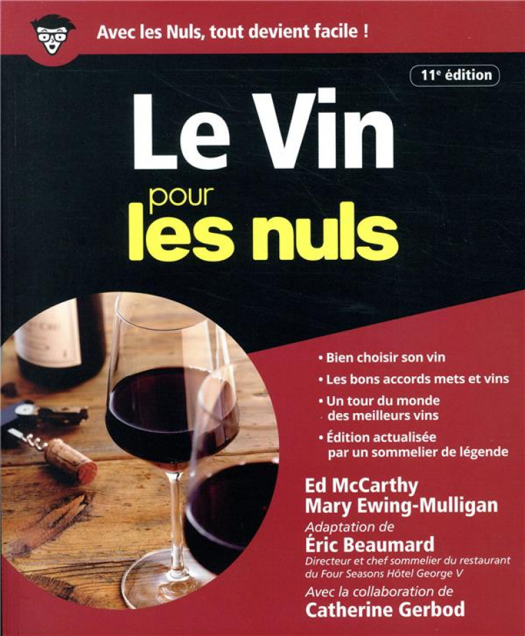 LE VIN POUR LES NULS, 11E EDITION - BEAUMARD ERIC - FIRST