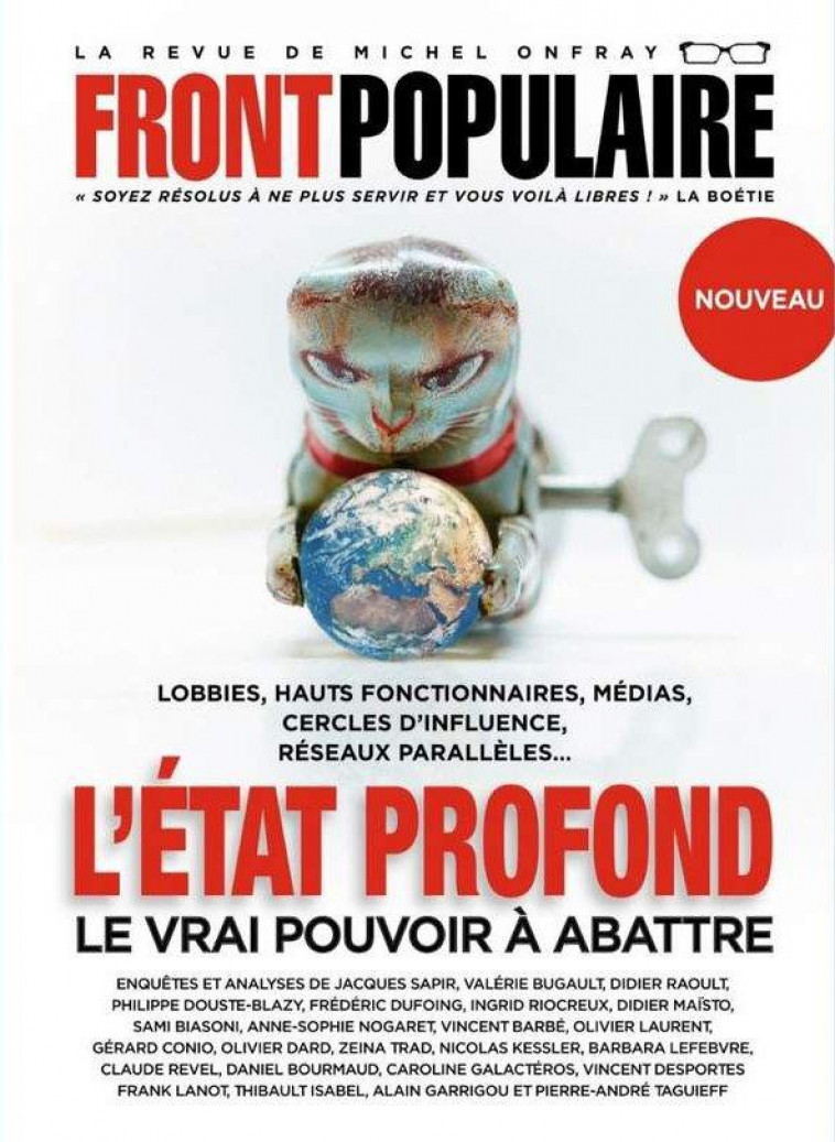 FRONT POPULAIRE - NUMERO 2 L-ETAT PROFOND LE VRAI POUVOIR A ABATTRE - VOL02 - ONFRAY MICHEL - NC