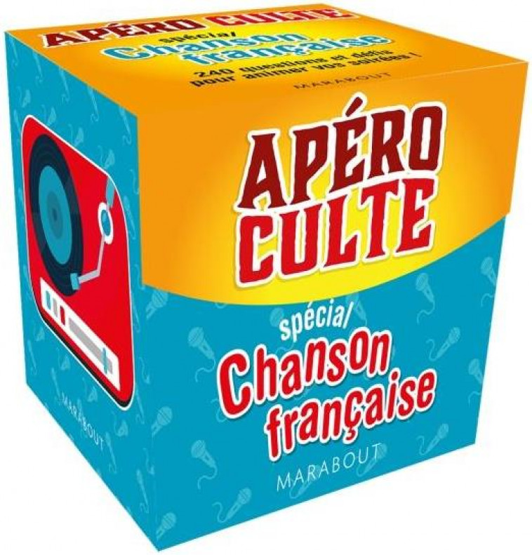 APERO CULTE SPECIAL  CHANSON FRANCAISE - COLLECTIF - MARABOUT