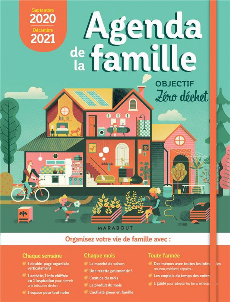 AGENDA DE LA FAMILLE - OBJECTIF ZERO DECHET 2020-2021 - COLLECTIF - NC