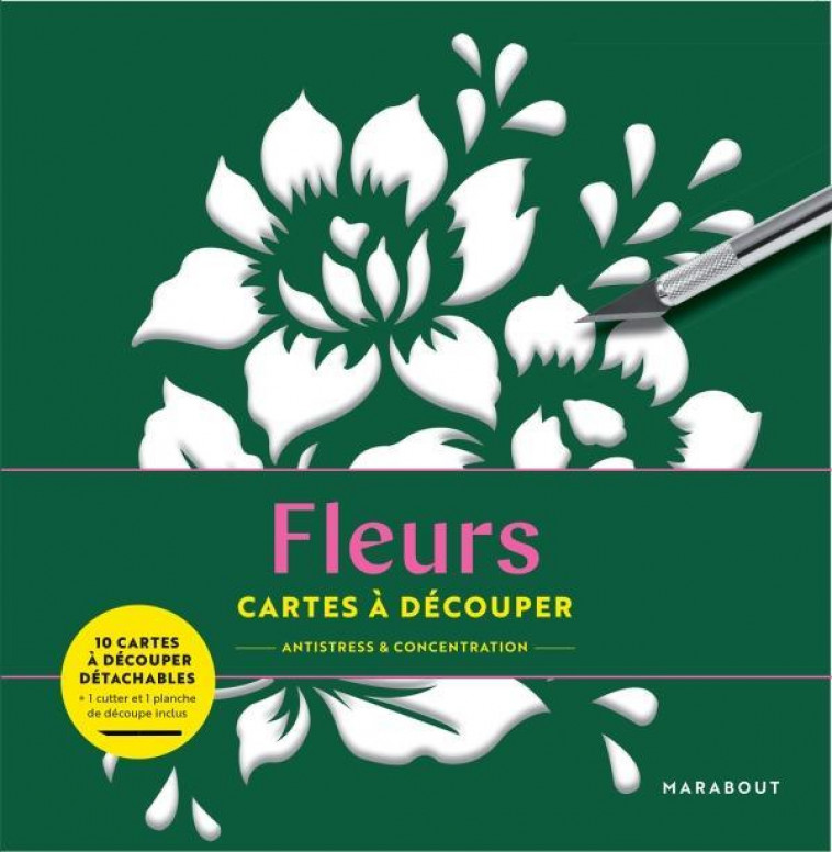 CARTES A DECOUPER - FLEURS - A DECOUPER - NC