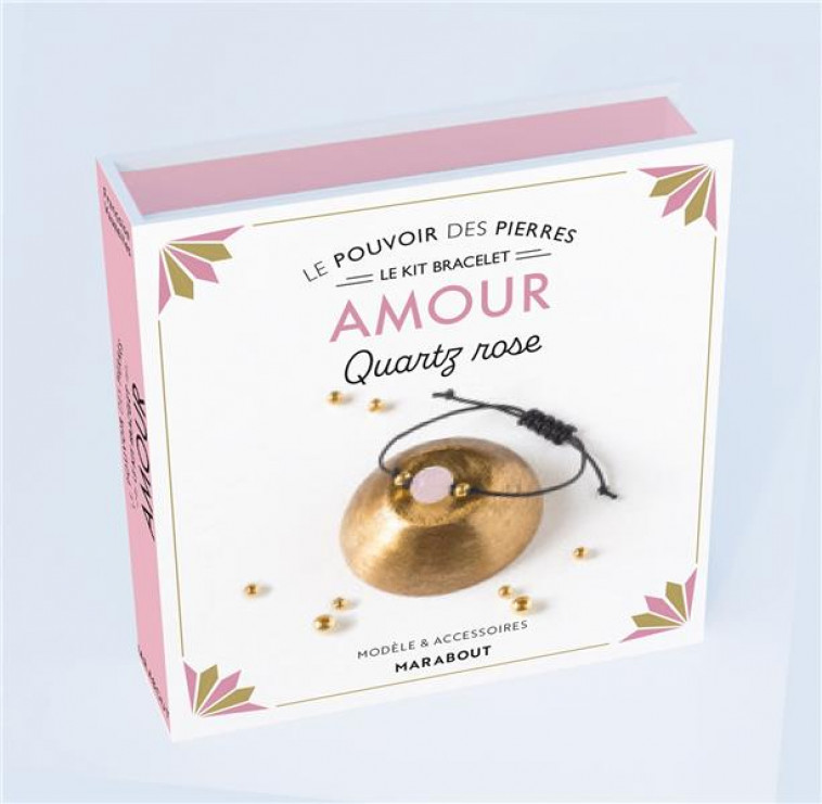 KIT BRACELET LE POUVOIR DES PIERRES - AMOUR - VAUZEILLES FRANCOISE - MARABOUT