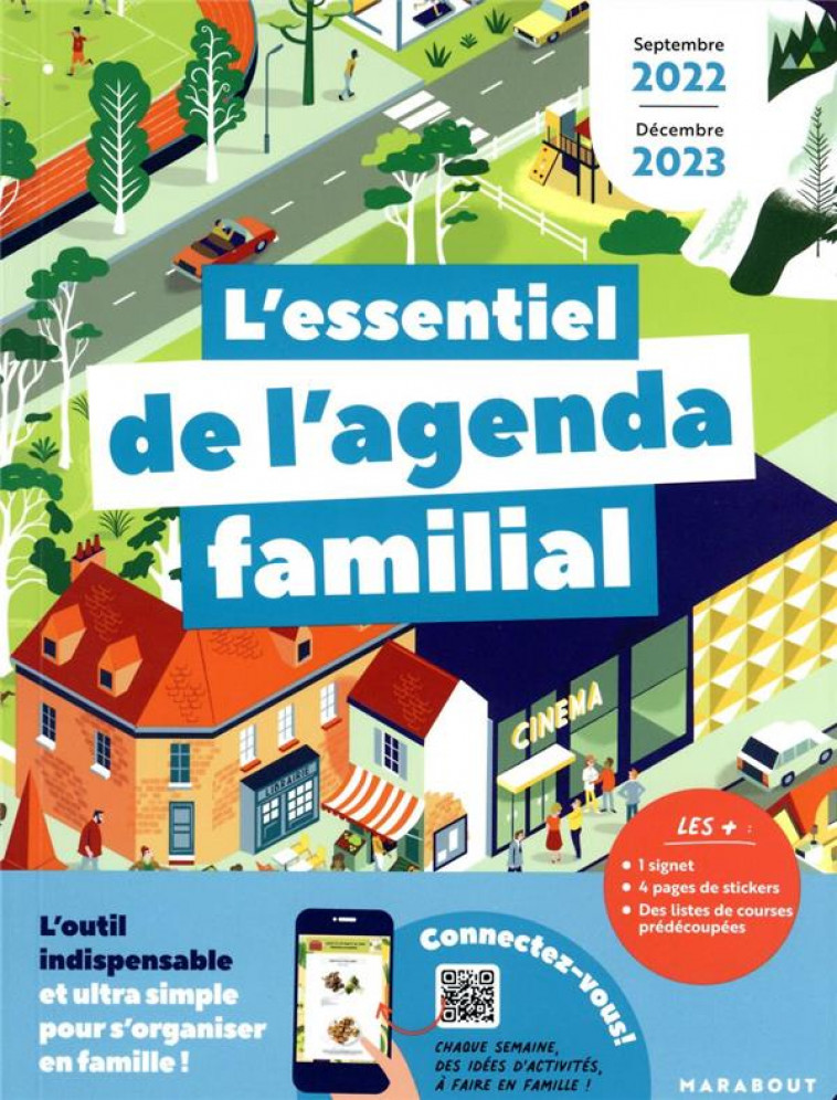 GRAND AGENDA FAMILIAL  : L-ESSENTIEL 16 MOIS - SEPT 2022 A DEC 2023 - COLLECTIF - NC