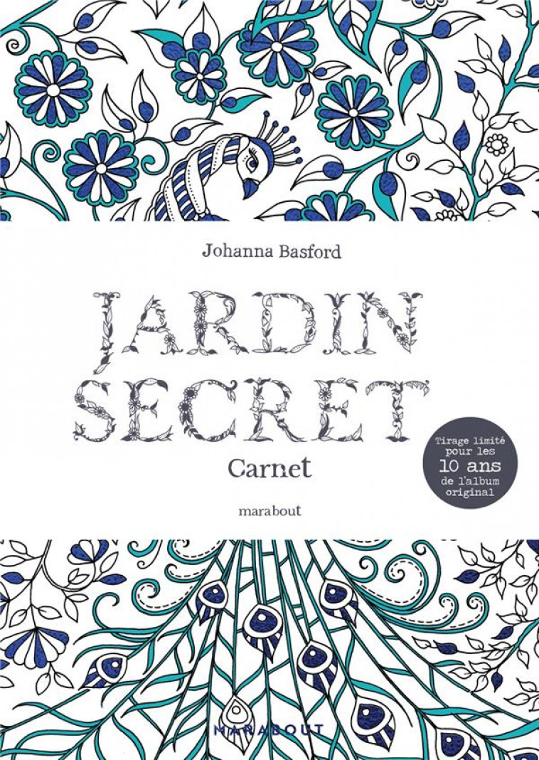 CARNET JARDIN SECRET - BASFORD JOHANNA - MARABOUT