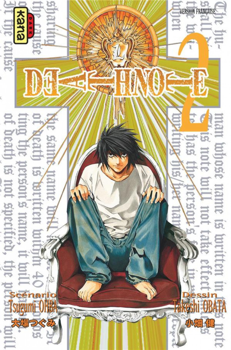 DEATH NOTE - TOME 2 - TSUGUMI OHBA - DARGAUD