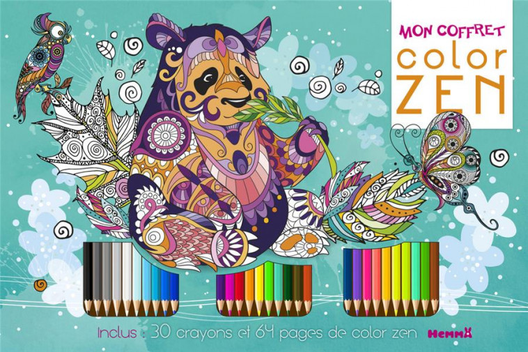 MON COFFRET COLOR ZEN - COLLECTIF - HEMMA