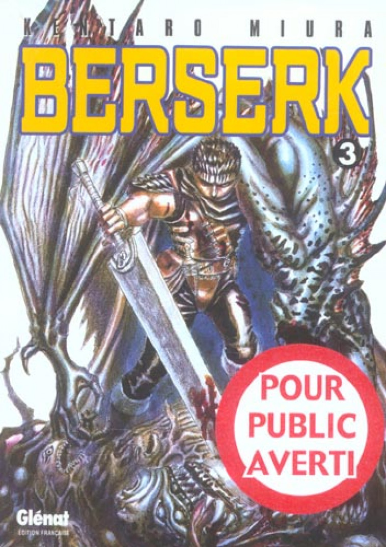 BERSERK - TOME 03 - MIURA KENTARO - Glénat