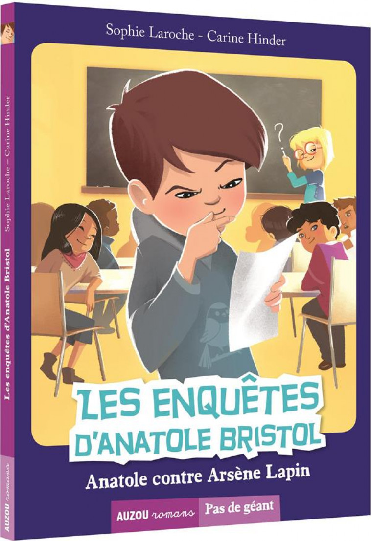 LES ENQUETES D-ANATOLE BRISTOL - TOME 5 - ANATOLE CONTRE ARSENE LAPIN - CARINE HINDER - Auzou