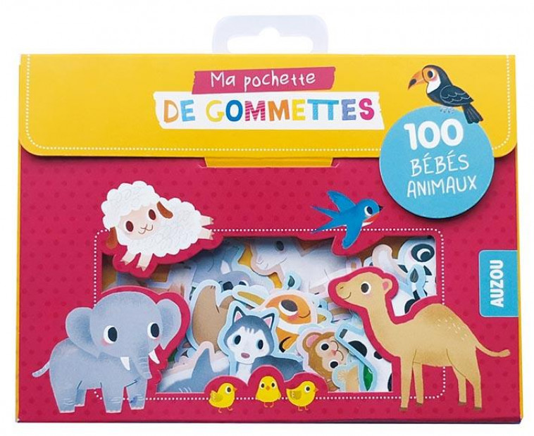 MA POCHETTE DE GOMMETTES - 100 GOMMETTES BEBES ANIMAUX - HUANG YI-HSUAN - Auzou