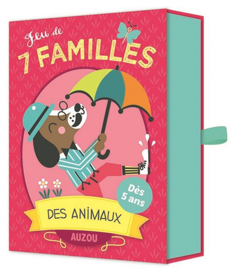 JEUX DE CARTES - JEU DE 7 FAMILLES DES ANIMAUX - BLAY AMY - Auzou