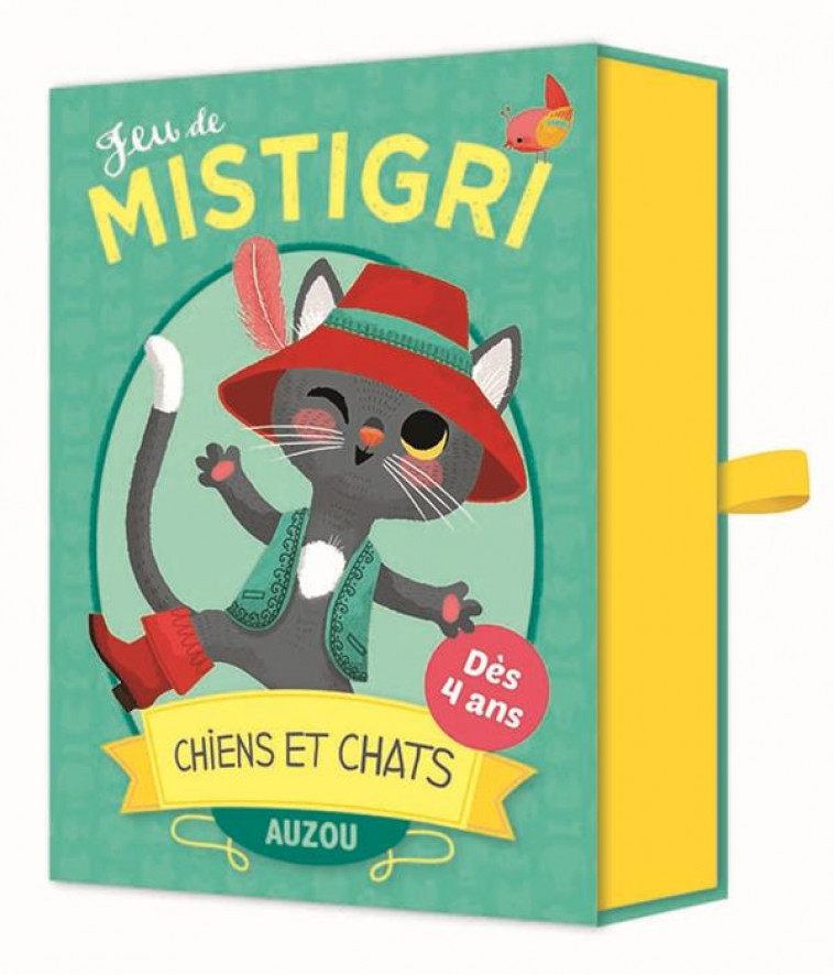 JEUX DE CARTES - JEU DE MISTIGRI CHIENS ET CHATS - BOS MIRIAM - Auzou