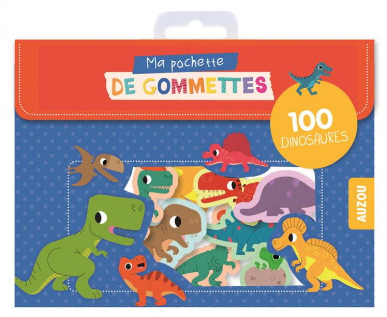 MA POCHETTE DE GOMMETTES - 100 GOMETTES DINOSAURES - CALMET IVAN - Auzou