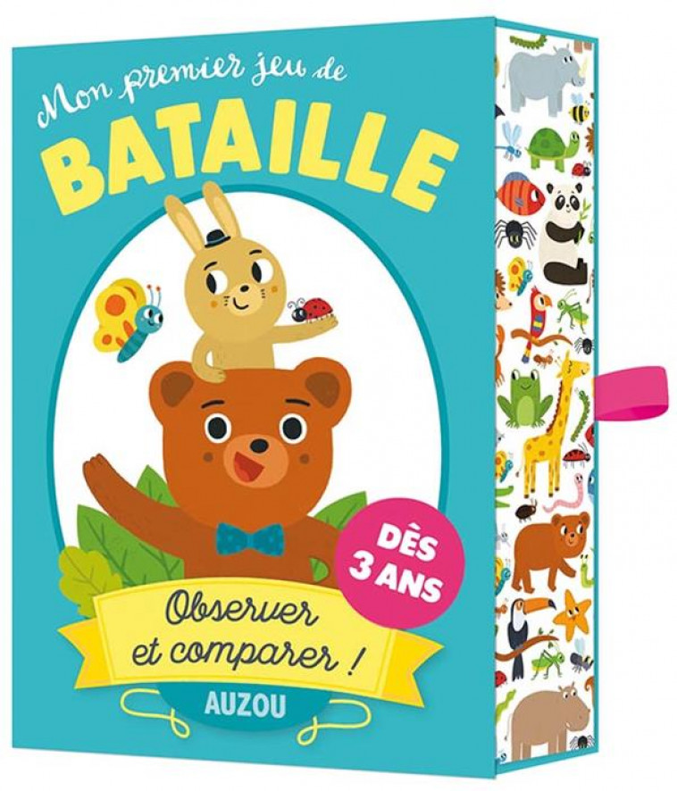 MON PREMIER JEU DE BATAILLE - ANIMAUX DU MONDE - ROWE/VILLIE - Auzou