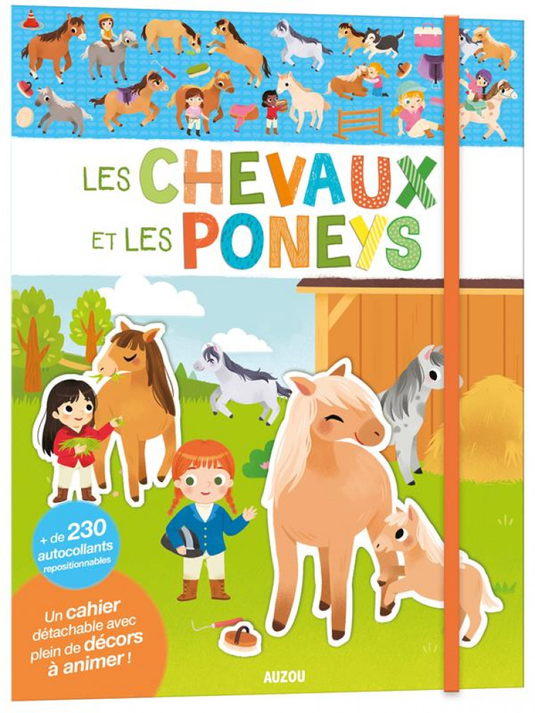 MES TOUT PREMIERS AUTOCOLLANTS - LES CHEVAUX ET LES PONEYS - WU YI-HSUAN - PHILIPPE AUZOU