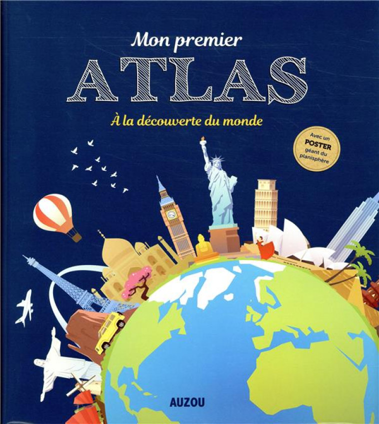 MON PREMIER ATLAS 2018 - DAVID/PEUPORTIER - PHILIPPE AUZOU