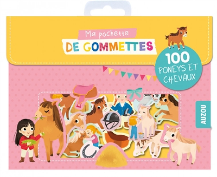 MA POCHETTE DE GOMMETTES - 100 PONEYS ET LES CHEVAUX - WU YI-HSUAN - NC