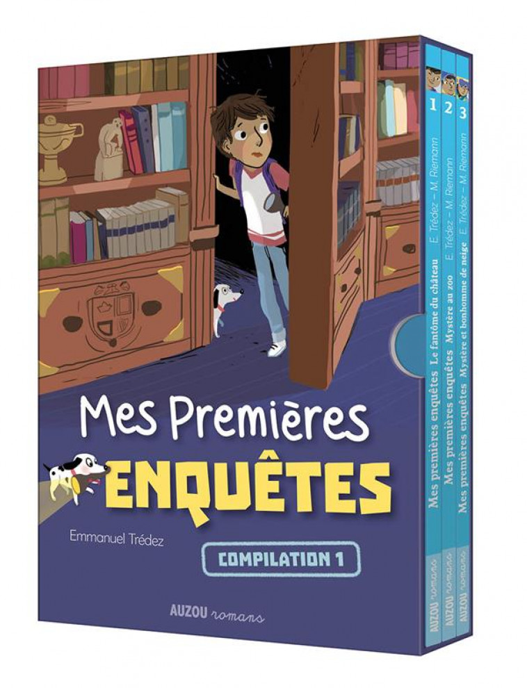 MES PREMIERES ENQUETES - T01 - COFFRET BIBLIOTHEQUE 1 - MES PREMIERES ENQUETES - TOMES 1 A 3 - TREDEZ EMMANUEL - PHILIPPE AUZOU