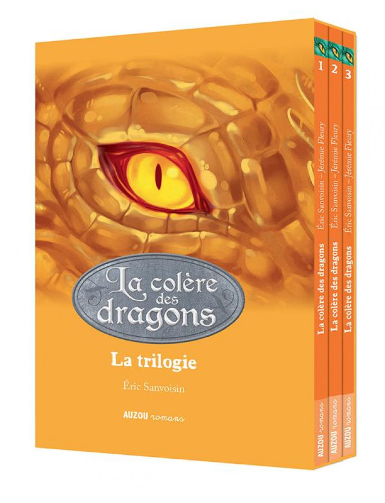 COFFRET TRILOGIE LA COLERE DES DRAGONS - SANVOISIN/FLEURY - PHILIPPE AUZOU