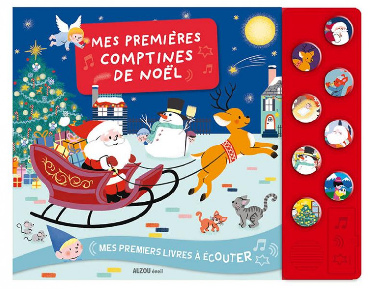 MES PREMIERS LIVRES A ECOUTER - MES PREMIERES COMPTINES DE NOEL (NE) - MICHAUD RAPHAELLE - PHILIPPE AUZOU