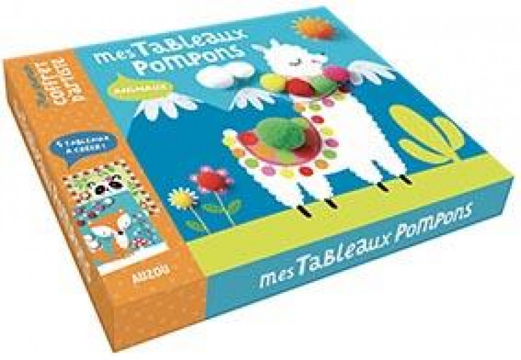 MON PREMIER COFFRET D-ARTISTE - MES TABLEAUX POMPONS - SHELDON CHRISTINE - NC