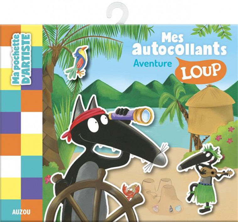 MA POCHETTE D-AUTOCOLLANTS LOUP - AVENTURE - LALLEMAND/THUILLIER - NC